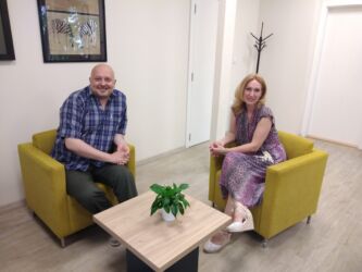 Слободан Обрадовић и директор НСДКЦ-Александра Лукић